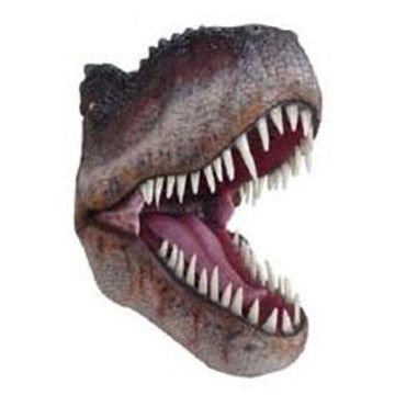 T-Rex Kopf zur Wandmontage lebensgroß