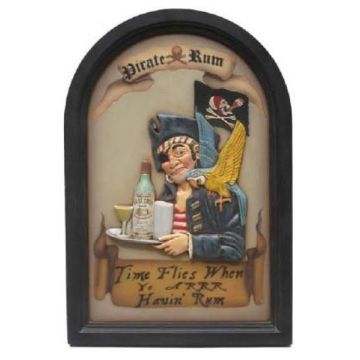 Piratenschild Pirate-Rum verkleinert