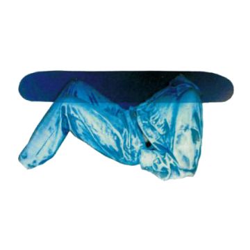 Glastisch mit Körper verkleinert
