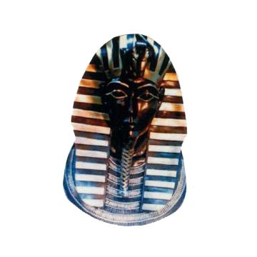 schwarz goldene Pharaobüste Ägypten lebensgroß