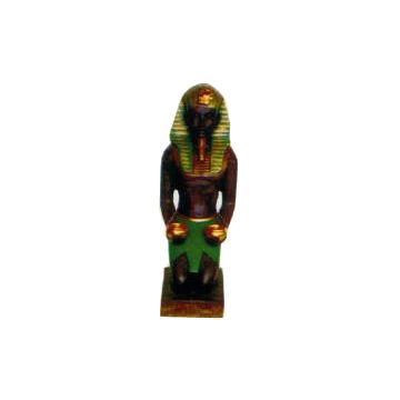 kniender Ägypter mit Opfergaben bunt verkleinert