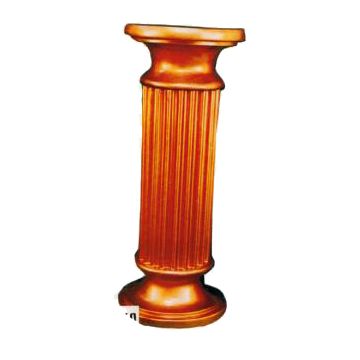 goldene runde Säule klein lebensgroß