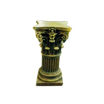 kleine Säule gold dunkel lebensgroß