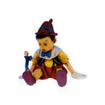 Pinocchio sitzend verkleinert
