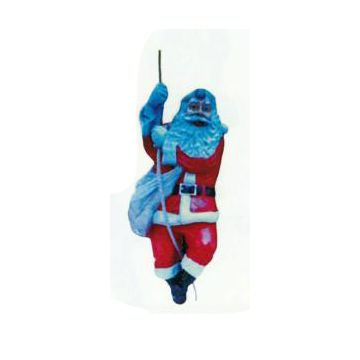 hängender Weihnachtsmann am Seil mittel verkleinert