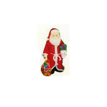 kleiner Weihnachtsmann mit Geschenksack verkleinert