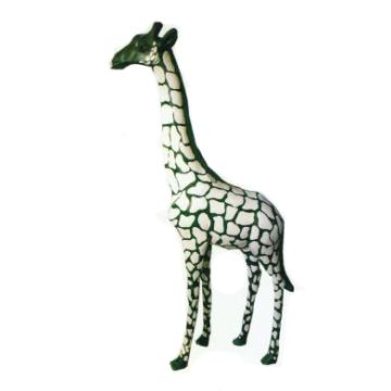 grüne Giraffe mittel mit weißen Flecken verkleinert