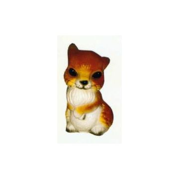 mittlerer hellbrauner Hamster lebensgroß
