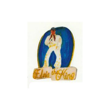 Elvis the Kind als Wandschild verkleinert