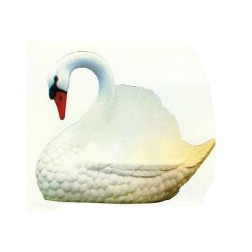 Schwan XXXL als Bank zum hinsetzen übergroß XXL