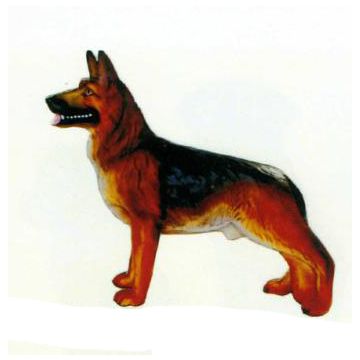 Schäferhund lebensgroß