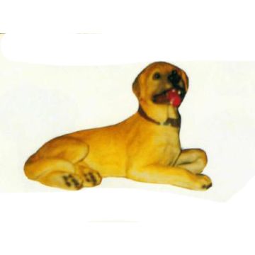 Labrador Welpen liegend lebensgroß
