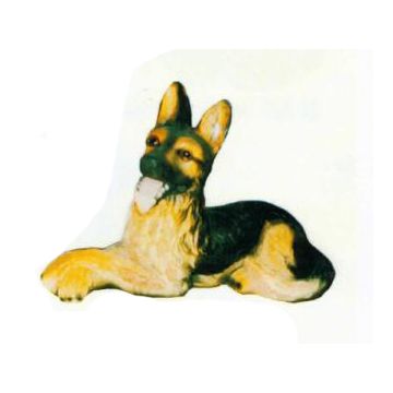 Deutscher Schäferhund Welpen liegend lebensgroß