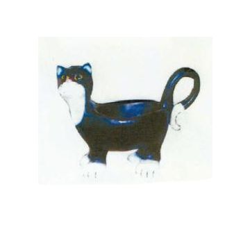 Katze als Gefäß lebensgroß