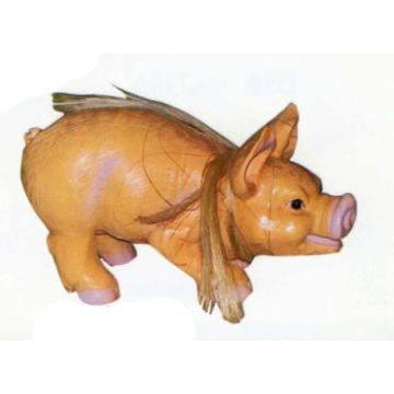 fröhliches dickes Ferkel verkleinert