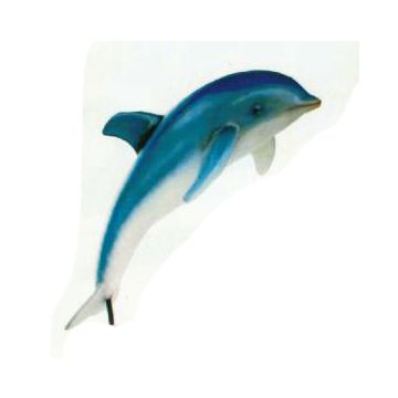 Delfin springend auf Ständer lebensgroß