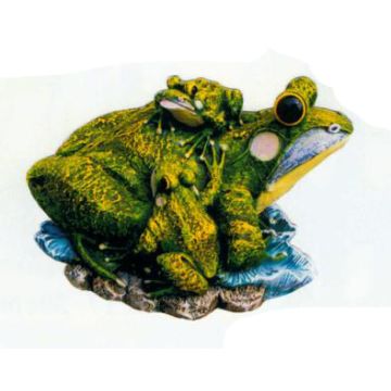 Frosch mit Kindern verkleinert