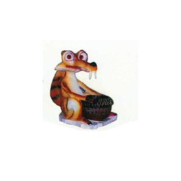 Scrat IceAge Nagetier mit Eichel als Gefäß lebensgroß