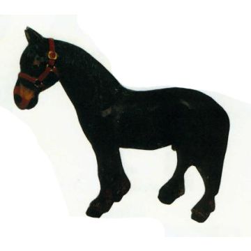 kleines Pferd schwarz verkleinert