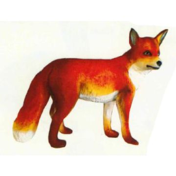 Fuchs laufend lebensgroß