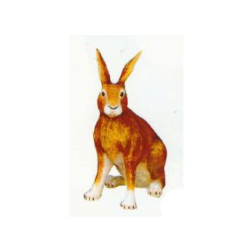 Hase braun lebensgroß