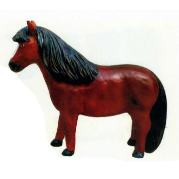 Pony hellbraun verkleinert