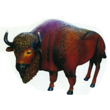 lebensgroßes Bison lebensgroß