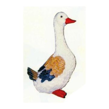große stehende Wildgans lebensgroß