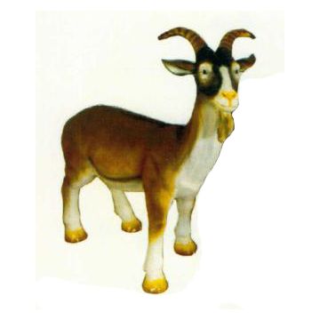Bergziegenbock hellbraun lebensgroß