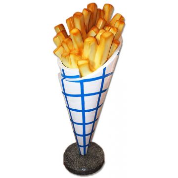 Aufsteller Pommes übergroß XXL