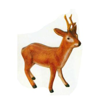 Baby Hirsch lebensgroß