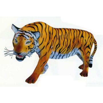 laufender Tiger groß lebensgroß
