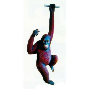 hängender Orang Utan Affe groß lebensgroß