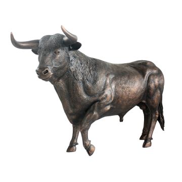Stier bronze lebensgroß