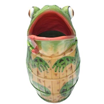 Abfalleimer oder Wäschekorb Frosch vergrößert