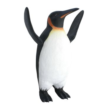 Pinguin Emperor Flossen oben lebensgroß