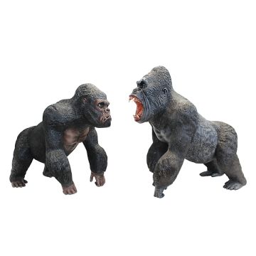 Gorillas (2 Stück) lebensgroß