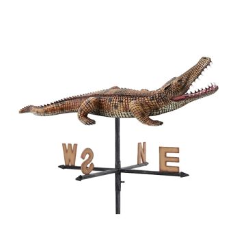 Krokodil klein 1 Windrichtungsanzeiger verkleinert