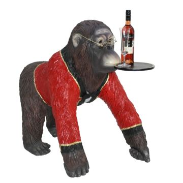 Orangutan Butler lebensgroß