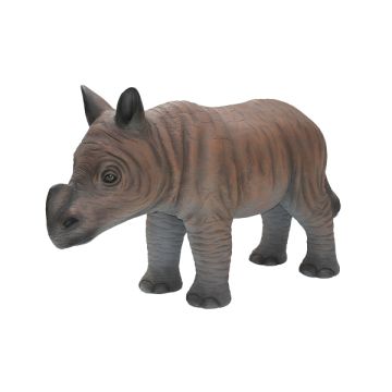 Baby Nashorn stehend lebensgroß