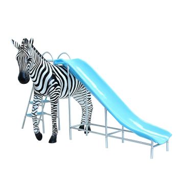 Zebra Rutsche lebensgroß