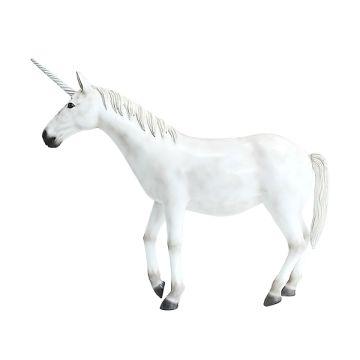 Weißes Einhorn verkleinert