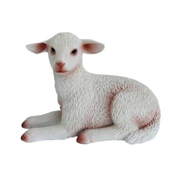 BabySchaf liegend lebensgroß