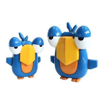 Vögel groß und klein vergrößert