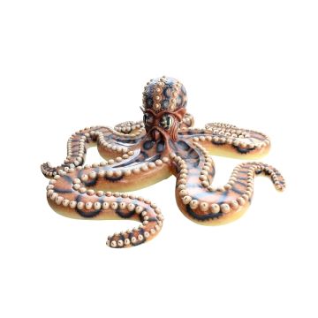 Oktopus lebensgroß