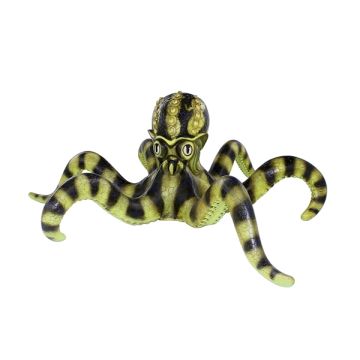 Gelb schwarzer Oktopus lebensgroß