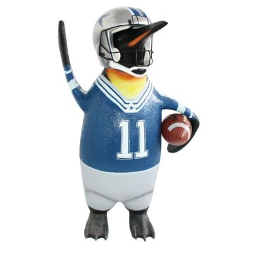 Pinguin Football lebensgroß