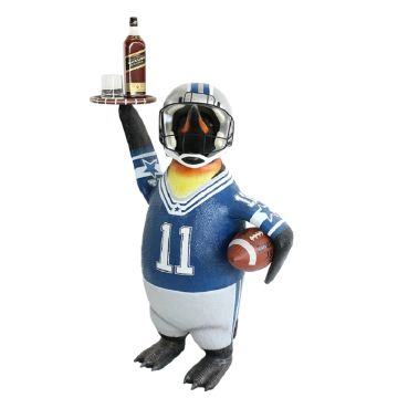 Pinguin Football Butler lebensgroß