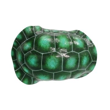 Grüner Schildkrötenpanzer für Wand lebensgroß