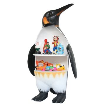 Pinguin Regal für Kinder lebensgroß